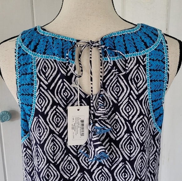 Hatley Meghan Shoreline Ripples Sleeveless Dress - Picture 6 of 11